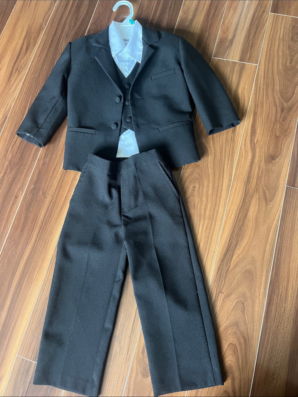 Black Three-Piece Kids Suit - Picture 1 of 3